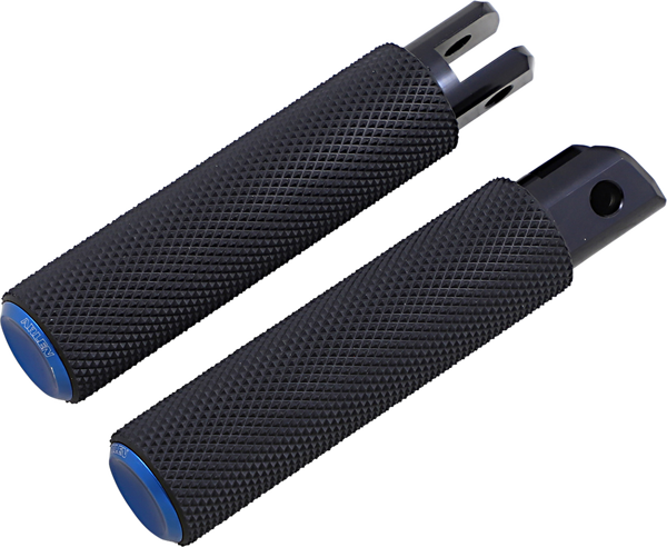 M-eight Fusion Footpegs Black, Blue, 2, nordicamoto.ro