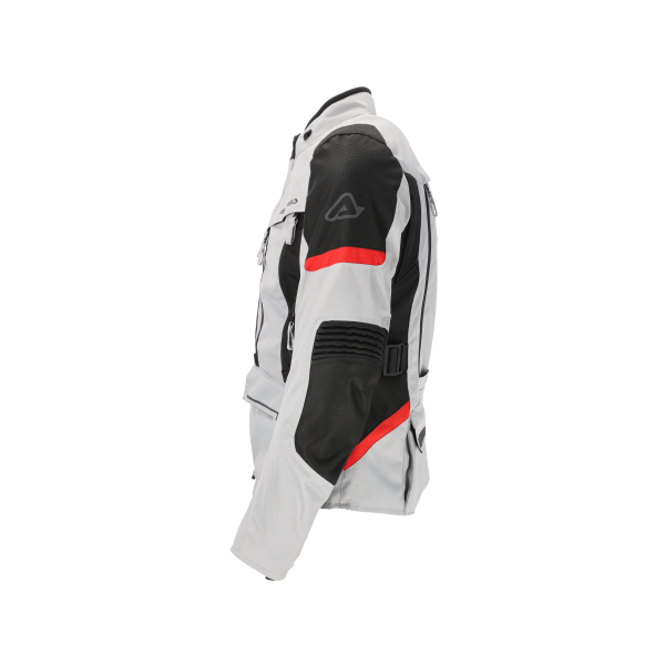 Geaca Dama Acerbis CE X-Rover Gri/Rosu XS, 17, nordicamoto.ro