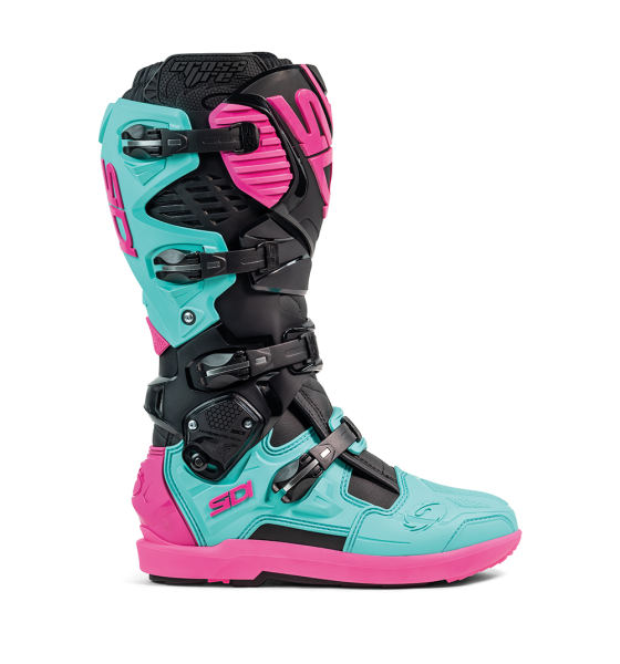 Cizme Sidi Crossfire 3 SRS Black/Mint/Pink-3