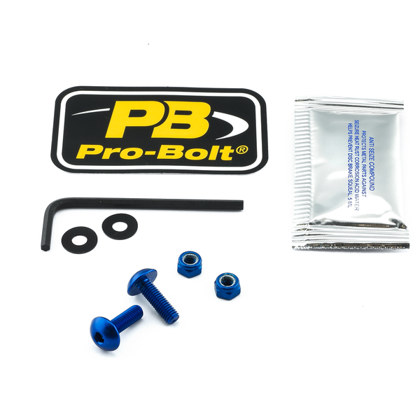 Screen Bolt Aluminium Blue, 1, nordicamoto.ro