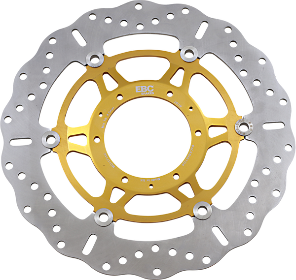 Pro-lite Xc Contour Brake Rotor Aluminum, Gold, Silver, 1, nordicamoto.ro