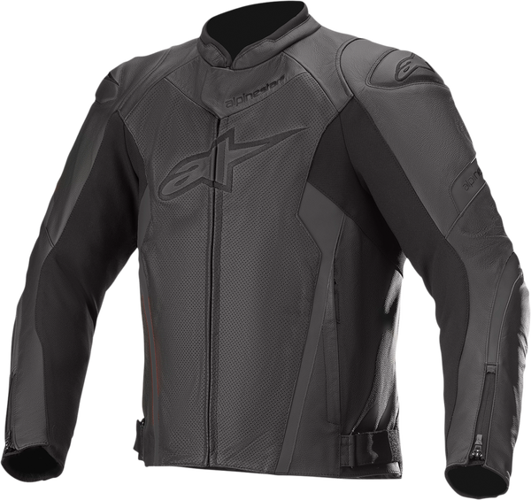 Faster Airflow V2 Leather Riding Jacket Black -0