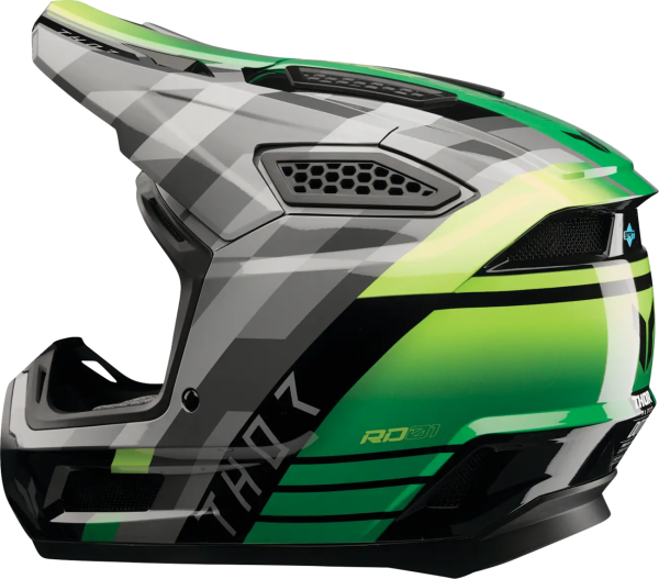 Casca Thor Fleet Camber Negru/Verde M-2