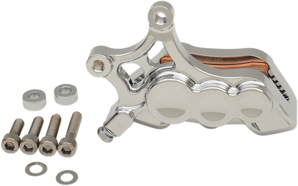 Ness Tech Six-piston Differential Bore Caliper Chrome, 3, nordicamoto.ro