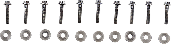 Bolt Kit Rocker Cover M8 Silver, 2, nordicamoto.ro