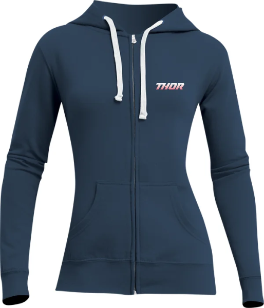 Women's Halo Zip-up Hooded Sweatshirt Blue M, 1, nordicamoto.ro