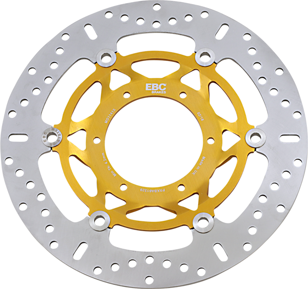Md Series Pro-lite Contour X Brake Rotor Polished Steel, Yellow, 1, nordicamoto.ro