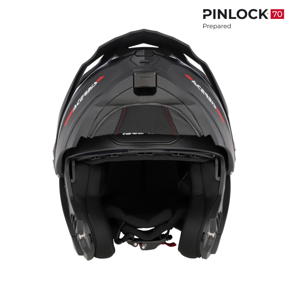 Casca Acerbis Rider Solid Black-1