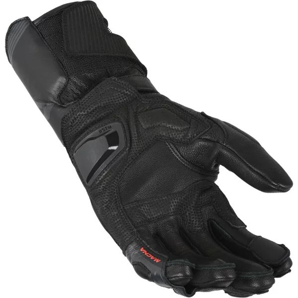 Manusi de piele sport perforate MACNA THANDOR M Negru/Rosu, 6, nordicamoto.ro