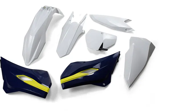 Replacement Plastic Body Kit Blue, White