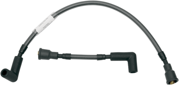 Braided Spark Plug Wire Black, 1, nordicamoto.ro