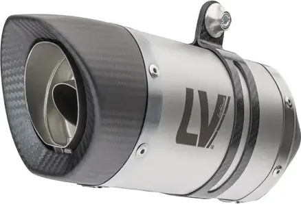 Tobă de eșapament LeoVince LV Pro Slip-On pentru Yamaha – Oțel inoxidabil, Titanium Look, 1, nordicamoto.ro