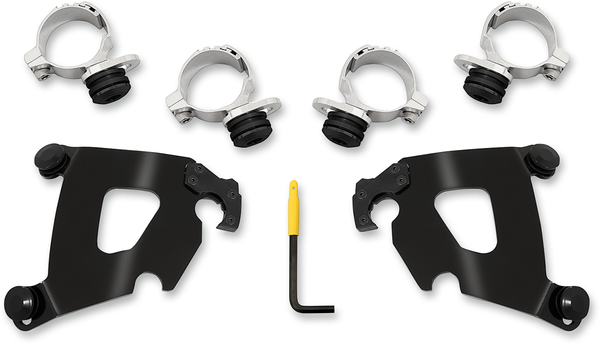 Cafe Fairing Trigger-lock Mounting Hardware Black, 1, nordicamoto.ro