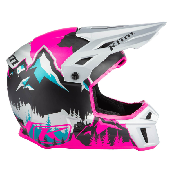 Casca Snowmobil Klim F3 Carbon ECE Wraith-46