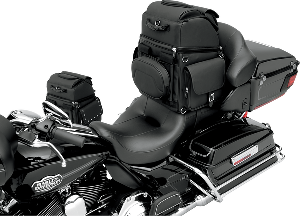 Br3400ex Combination Backrest, Backseat, And Sissy Bar Bag Black, 3, nordicamoto.ro