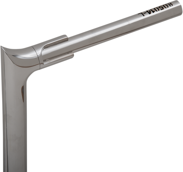 1-1/2(r) Ez Install Pointed Top Handlebar Silver, 3, nordicamoto.ro
