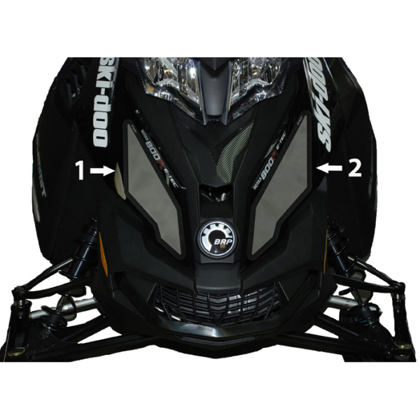 SPI Frogskinz 2013-14 Ski-doo XS/XM Hood Vent Kit (2pc), 1, nordicamoto.ro