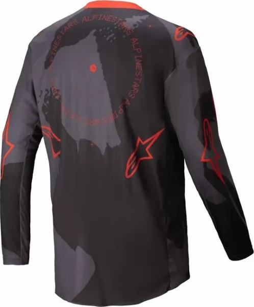 Tricou Alpinestars Racer Hollow Camo/Gray/Orange-0