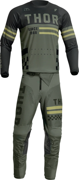 Tricou Copii Thor Pulse Combat Army/Black XS, 3, nordicamoto.ro