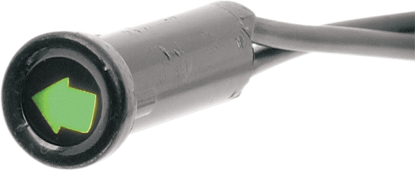 Snap-in Indicator Light Black, 1, nordicamoto.ro
