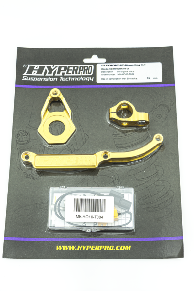 Steering Damper Mounting Kit Gold, 2, nordicamoto.ro