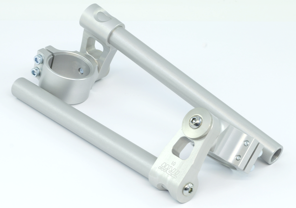 Raised Clip-on Handlebar Kit Silver, 1, nordicamoto.ro