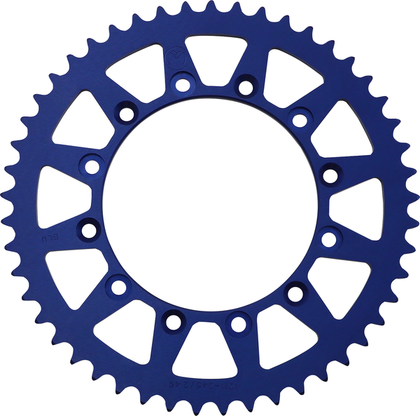 MOOSE RACING Pinion spate din aluminiu, albastru, 2, nordicamoto.ro
