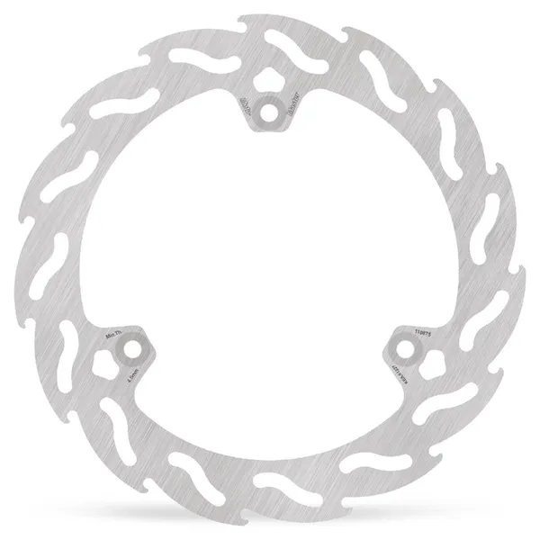 Flame Series Fixed Rotor Silver 