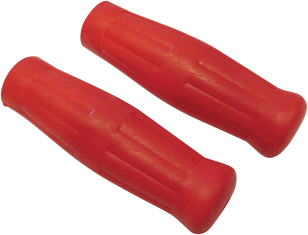 Custom Rubber Radial Grips Red, 1, nordicamoto.ro