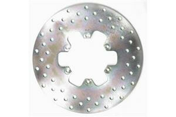 Round D-series Scooter Brake Rotor Silver, Stainless Steel, 1, nordicamoto.ro