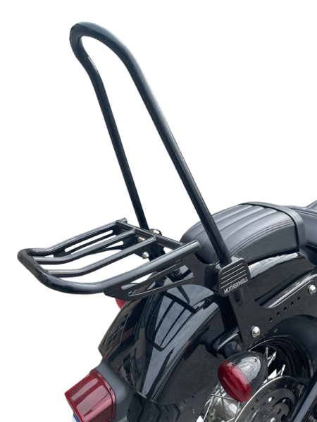 Luggage Rack For Tall One-piece Sissy Bar Black, 1, nordicamoto.ro