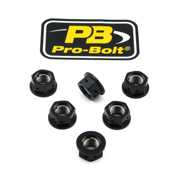 Sprocket Nuts Black, 1, nordicamoto.ro
