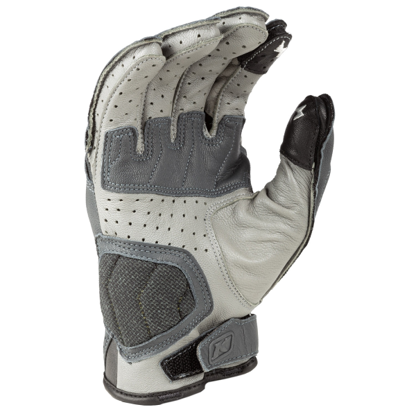 Manusi Piele Klim Induction Negru/Albastru S, 6, nordicamoto.ro