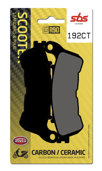 Ct Scooter Carbon Tech Organic Brake Pads, 1, nordicamoto.ro