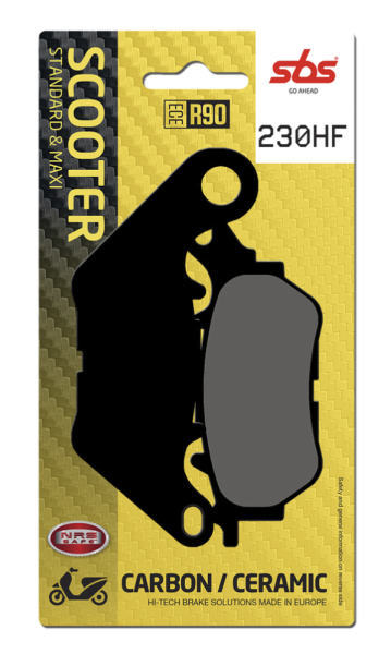 Hf Street Ceramic Organic Brake Pads, 2, nordicamoto.ro