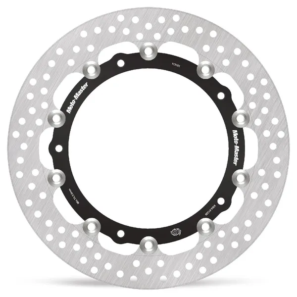 Halo Series Floating Racing Rotor Black, Stainless Steel