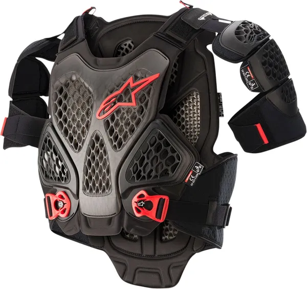 Armura Alpinestars A-6 Chest Protector Gray/Red-2