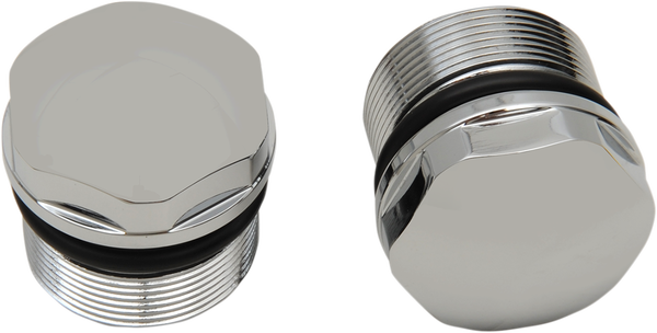 Chrome Fork Tube Plugs And Caps Chrome, 1, nordicamoto.ro