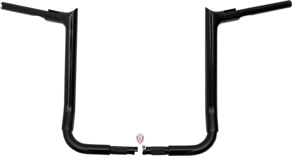 1-1/2(r) Ez Install Pointed Top Handlebar Black, 2, nordicamoto.ro