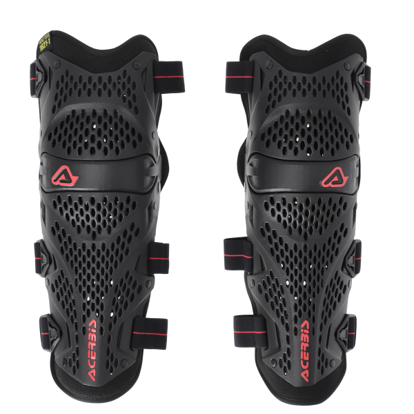 Genunchiere Acerbis Impact Pro Gri/Rosu-7