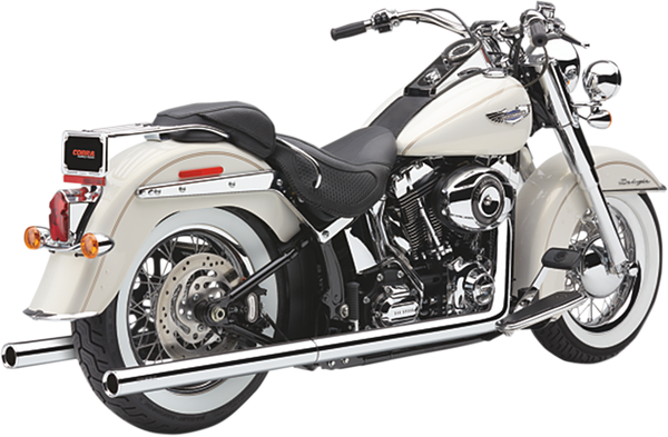 Bad Hombre Dual Exhaust System Chrome, 3, nordicamoto.ro