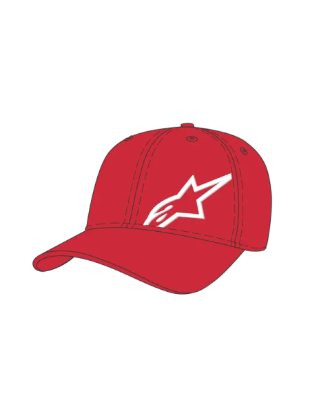 Corp Shift Multi Curved Bill Hat Red 