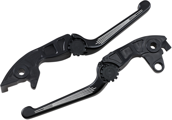 Anthem Adjustable Lever Set Black, 2, nordicamoto.ro