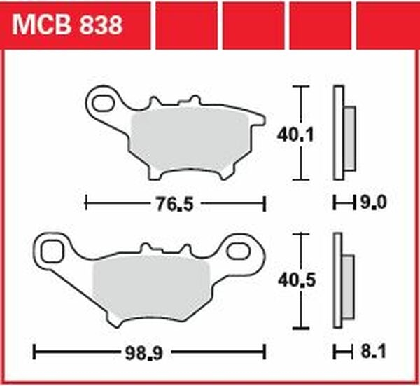 Plăcuțe de frână ceramice universale, 1, nordicamoto.ro