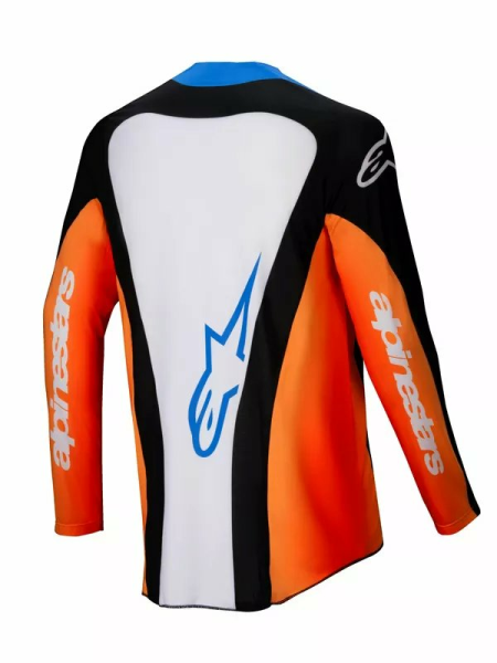 Tricou Alpinestars Techstar Melt Blue/Orange-0