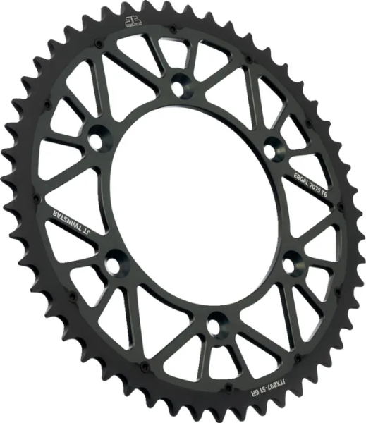 JT SPROCKETS Twinstar Rear Sprocket Graphite 