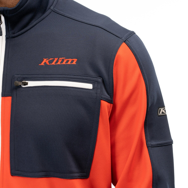 Geaca Snowmobil Klim Glacier Mid Layer Black-17