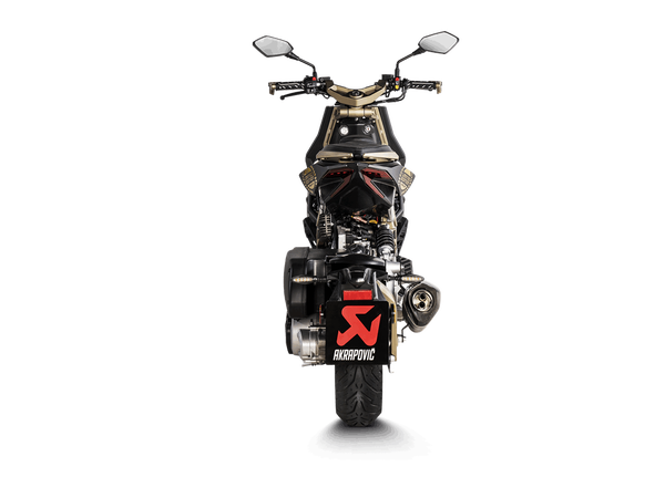 Slip-on Line Muffler Scooter Black, Carbon Fiber -2