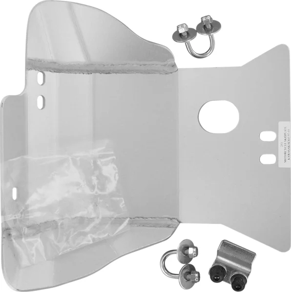 Placă de protecție din aluminiu MOOSE RACING (argintie), 1, nordicamoto.ro