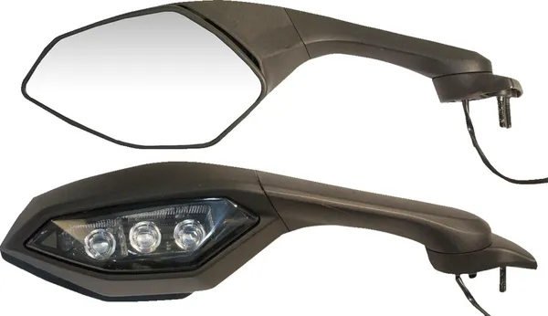Oem-style Replacement Mirror Black, Matte-0